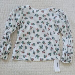 Molly Goddard Charlotte Floral Print Top UK 6 /Small
